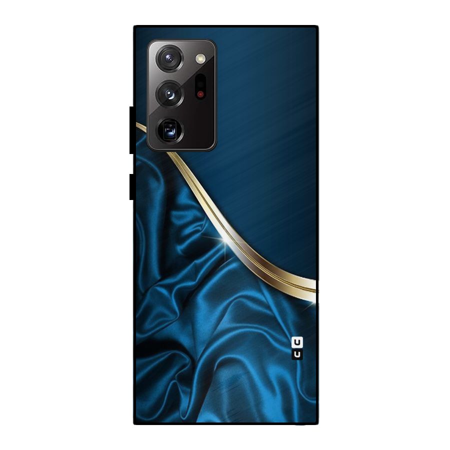 Blue Smooth Flow Metal Back Case for Galaxy Note 20 Ultra