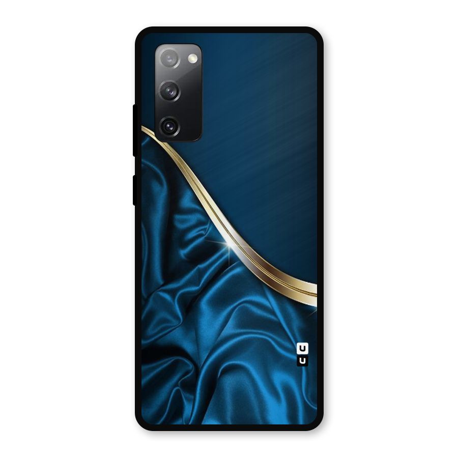 Blue Smooth Flow Metal Back Case for Galaxy S20 FE 5G