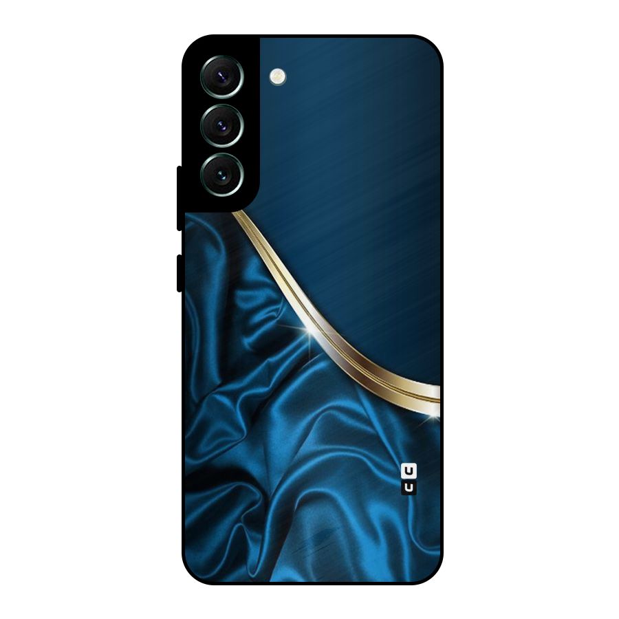 Blue Smooth Flow Metal Back Case for Galaxy S22 Plus 5G