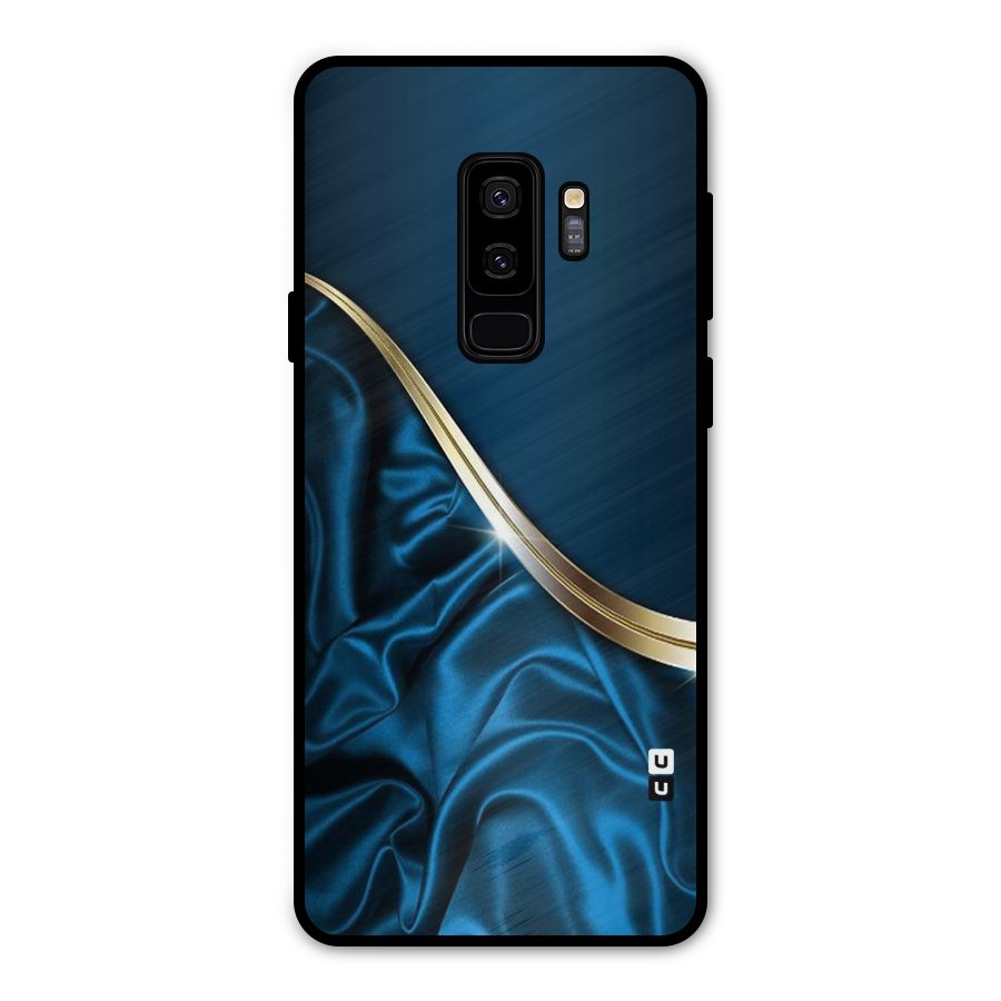 Blue Smooth Flow Metal Back Case for Galaxy S9 Plus