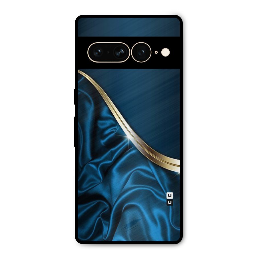 Blue Smooth Flow Metal Back Case for Google Pixel 7 Pro
