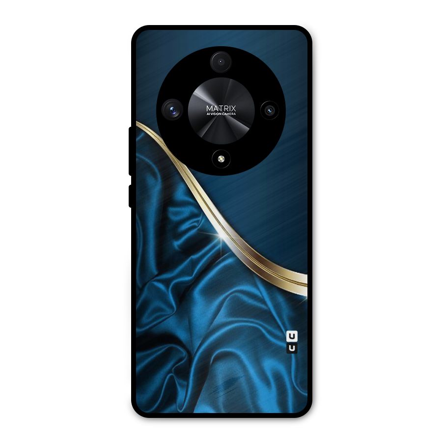 Blue Smooth Flow Metal Back Case for Honor X9b