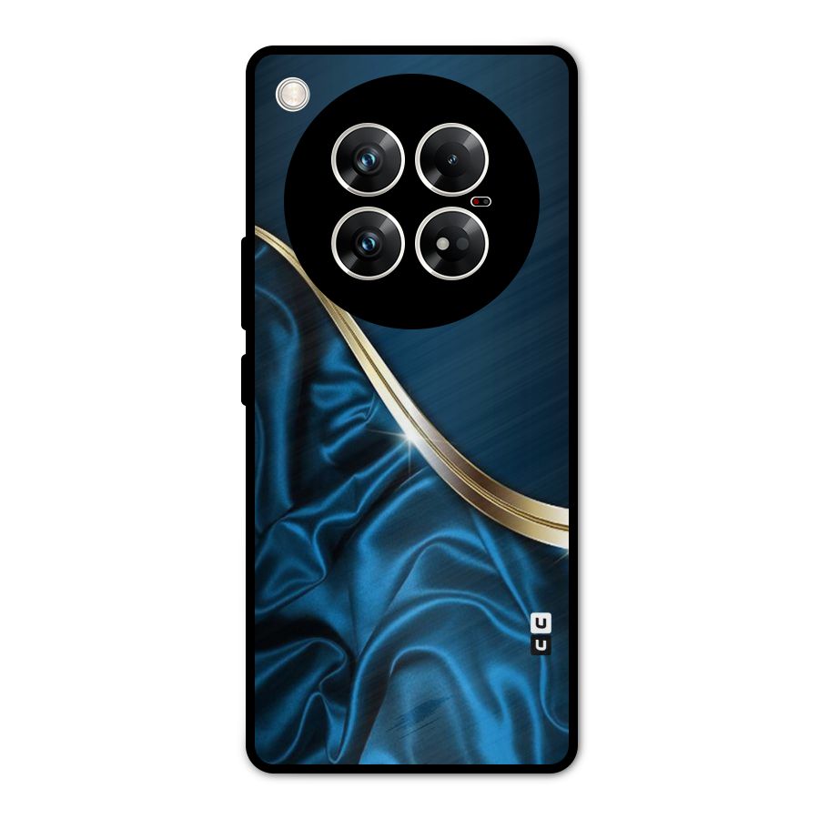 Blue Smooth Flow Metal Back Case for Infinix Zero 40 5G