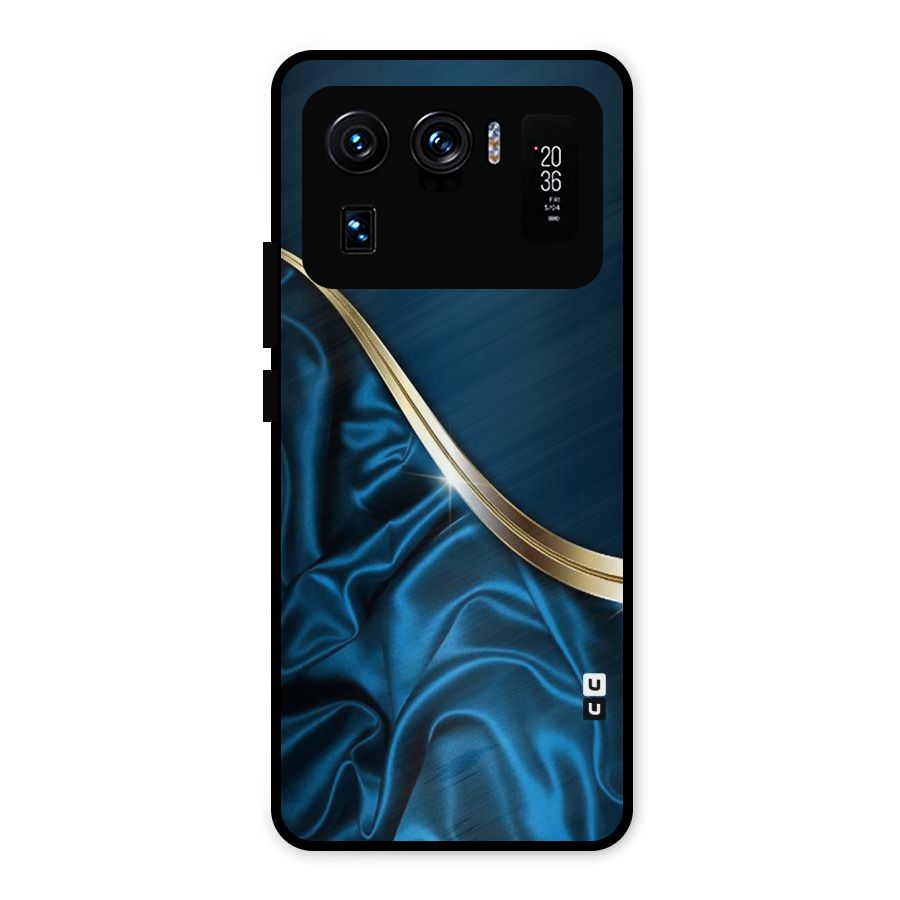 Blue Smooth Flow Metal Back Case for Mi 11 Ultra