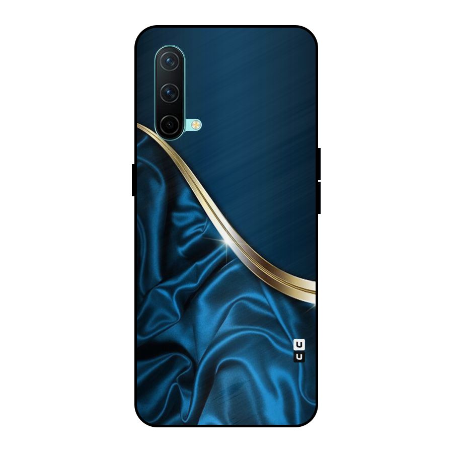 Blue Smooth Flow Metal Back Case for OnePlus Nord CE 5G