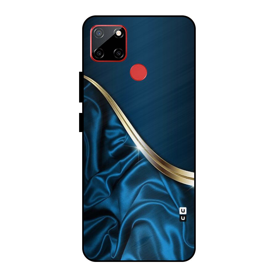 Blue Smooth Flow Metal Back Case for Realme C12