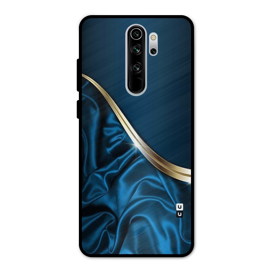 Blue Smooth Flow Metal Back Case for Redmi Note 8 Pro