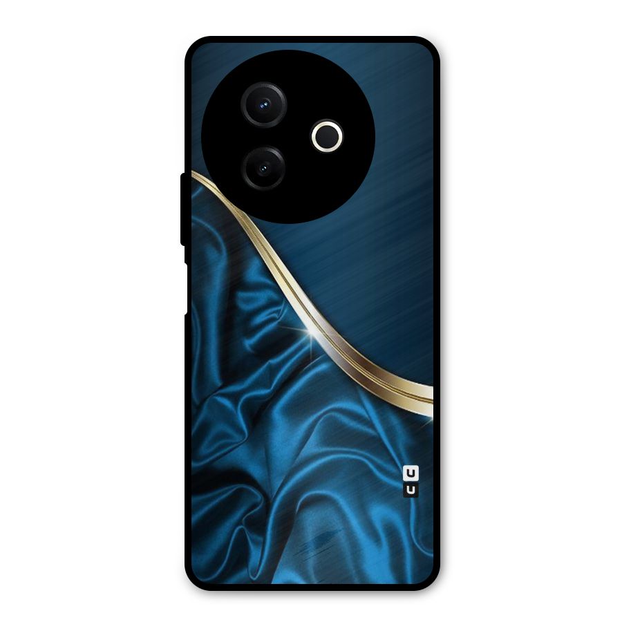 Blue Smooth Flow Metal Back Case for Vivo Y39