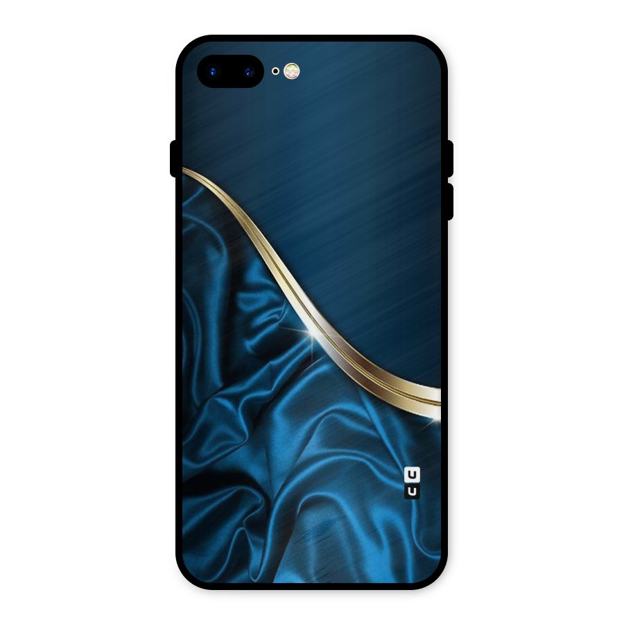 Blue Smooth Flow Metal Back Case for iPhone 7 Plus