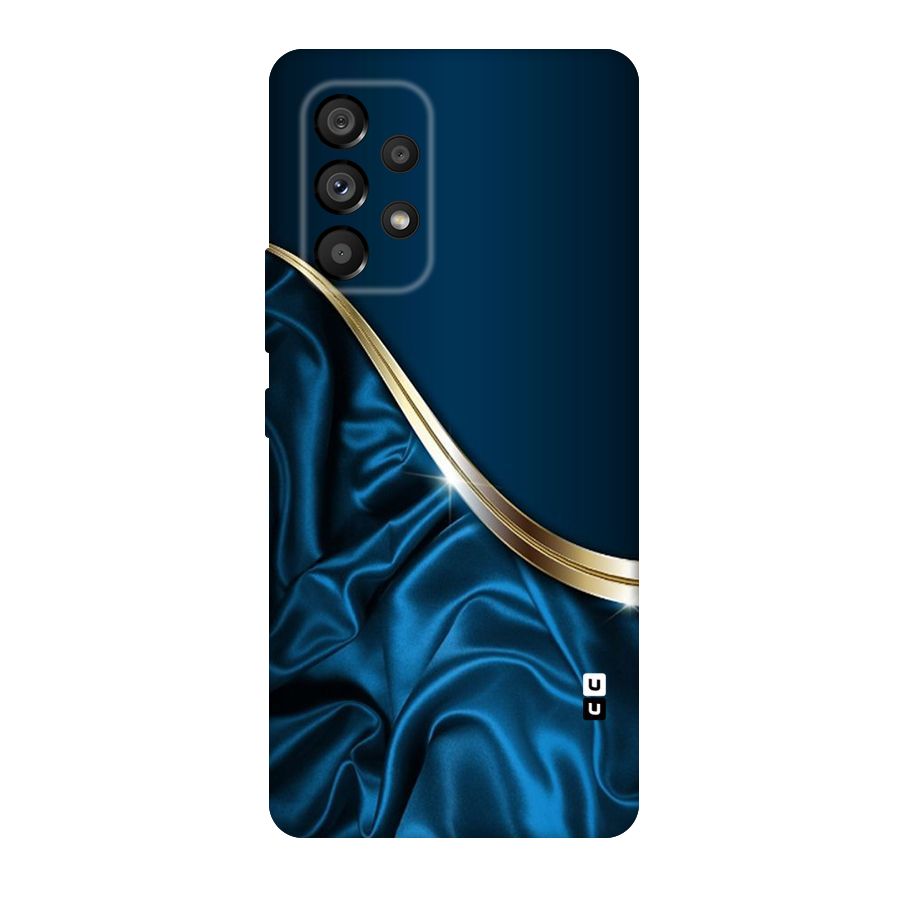 Blue Smooth Flow Original Polycarbonate Back Case for Galaxy A53 5G