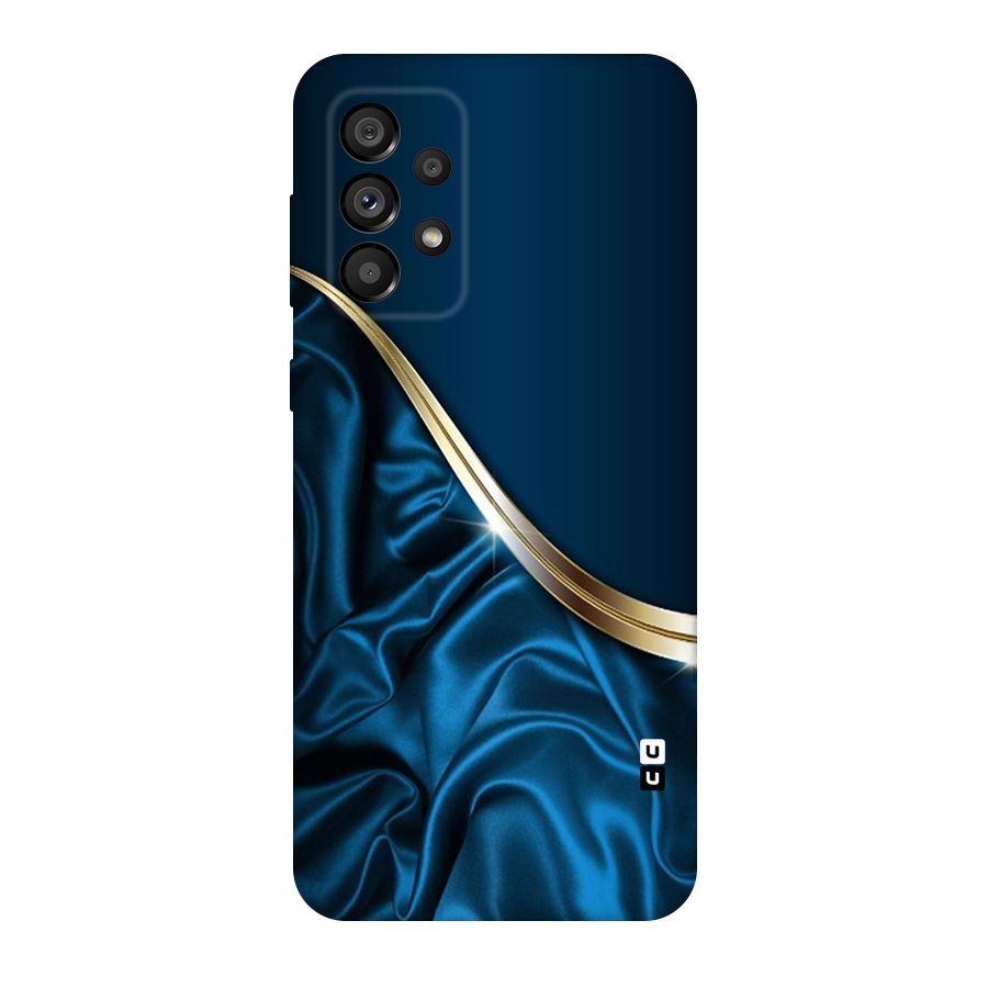 Blue Smooth Flow Original Polycarbonate Back Case for Galaxy A73 5G
