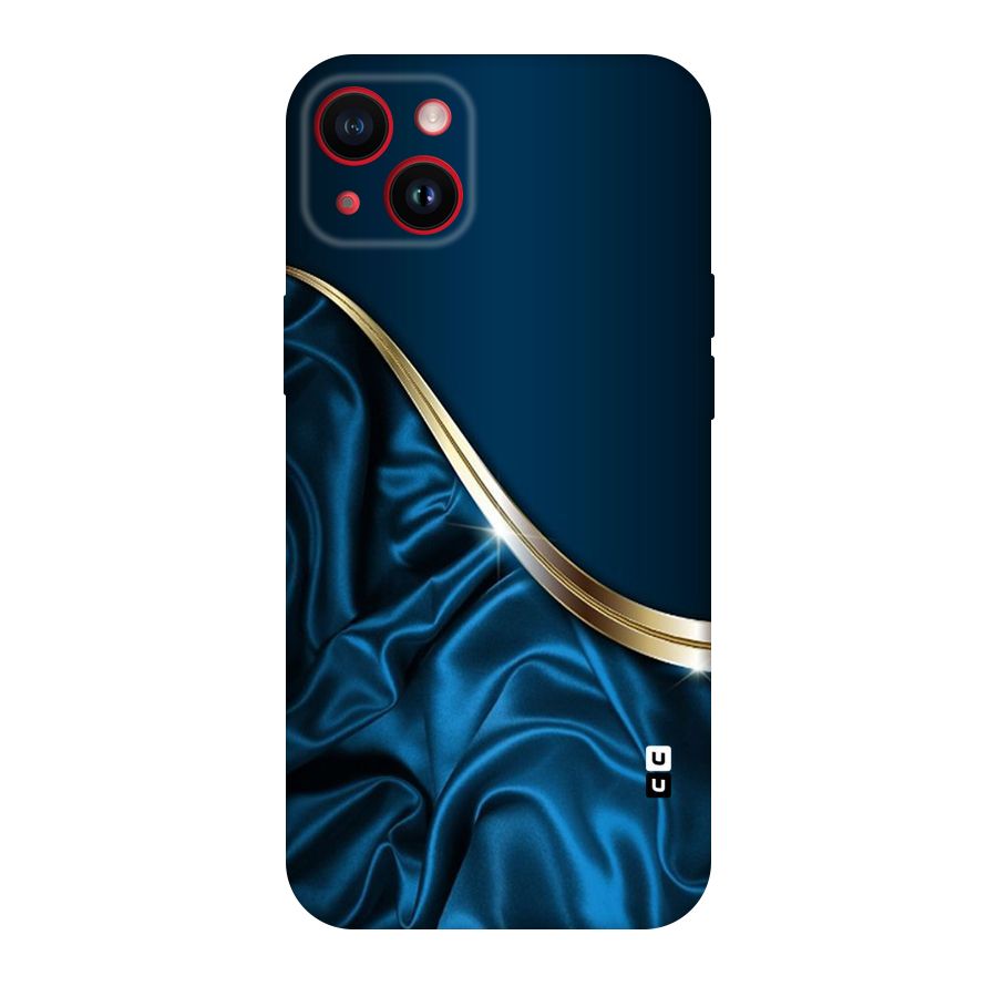 Blue Smooth Flow Original Polycarbonate Back Case for iPhone 14 Plus