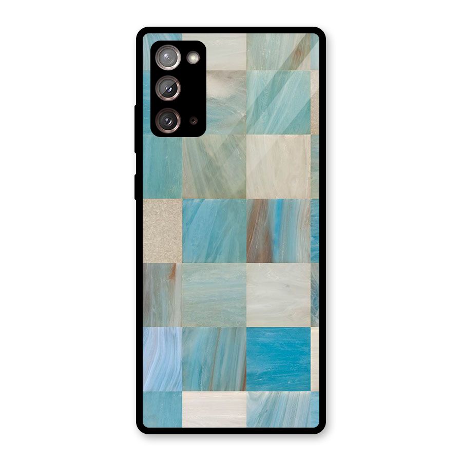 Blue Tiles Glass Back Case for Galaxy Note 20