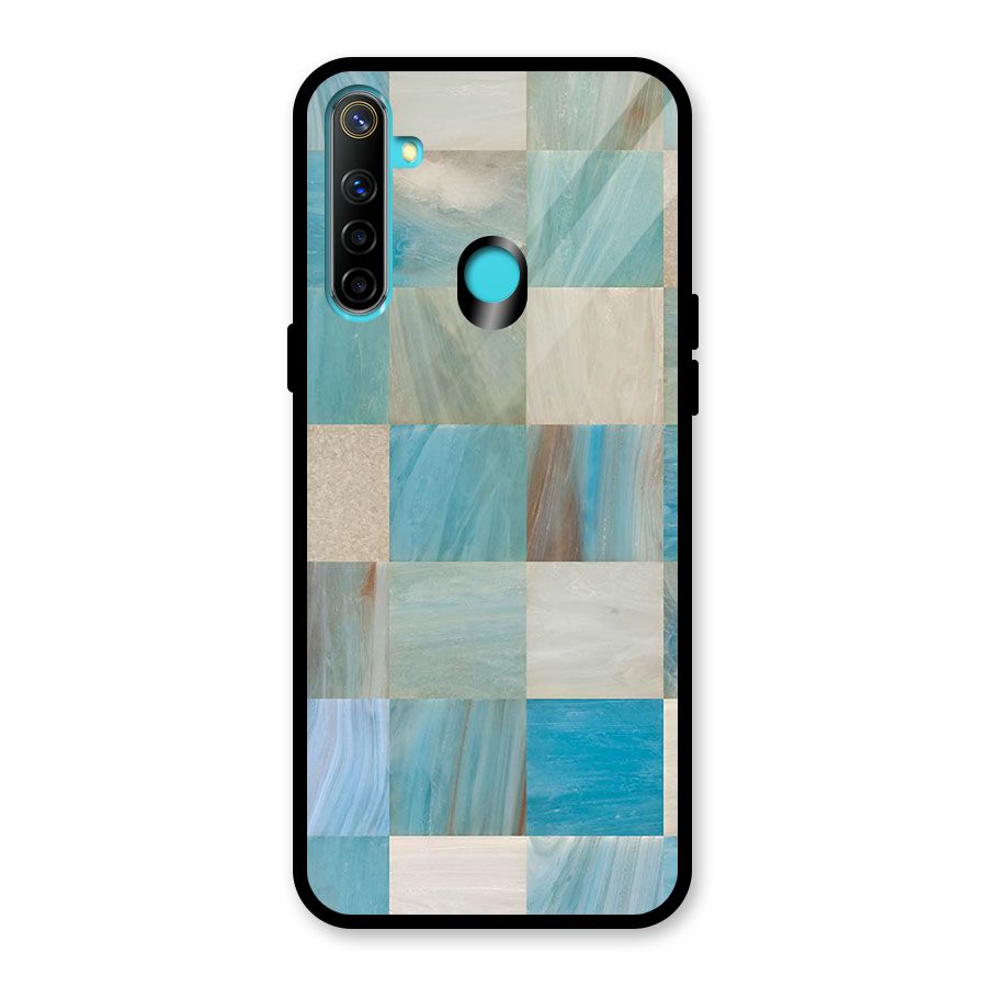 Blue Tiles Glass Back Case for Realme 5