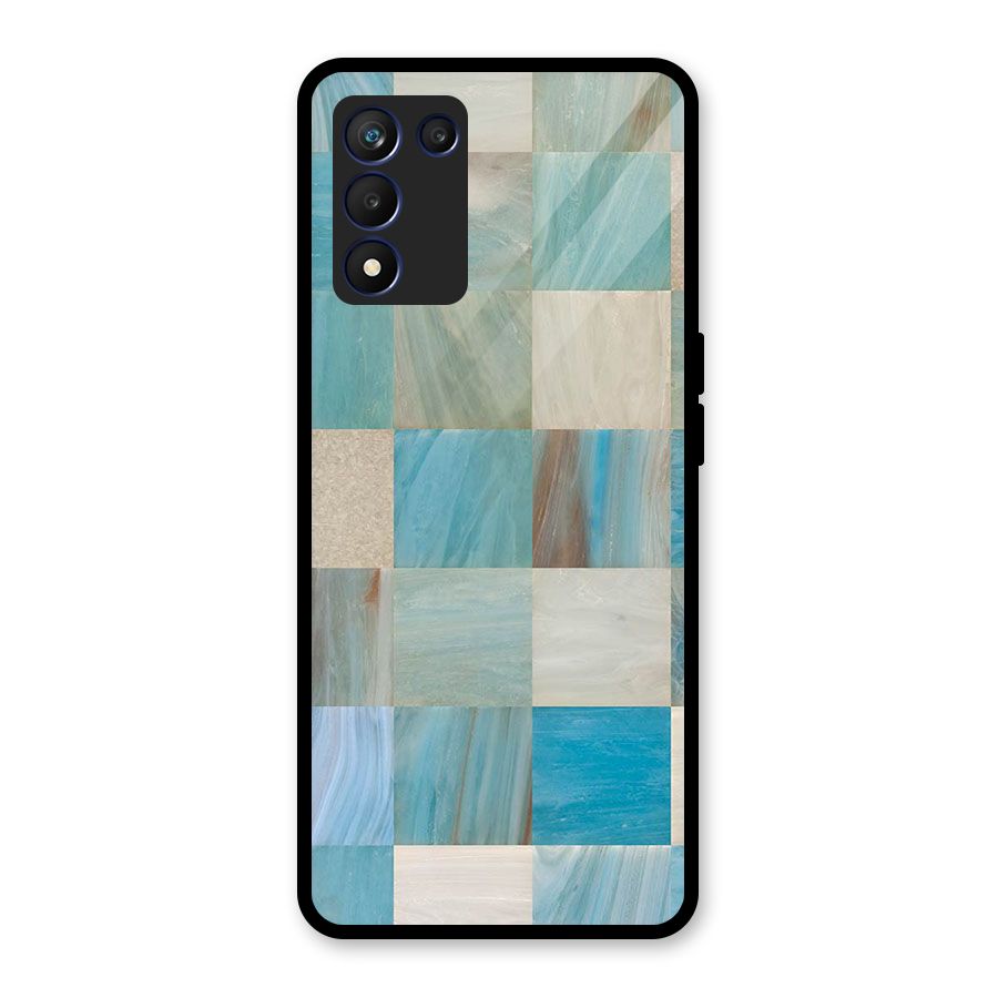 Blue Tiles Glass Back Case for Realme 9 5G Speed