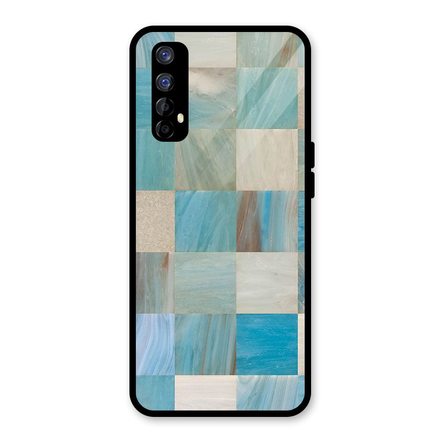 Blue Tiles Glass Back Case for Realme Narzo 20 Pro