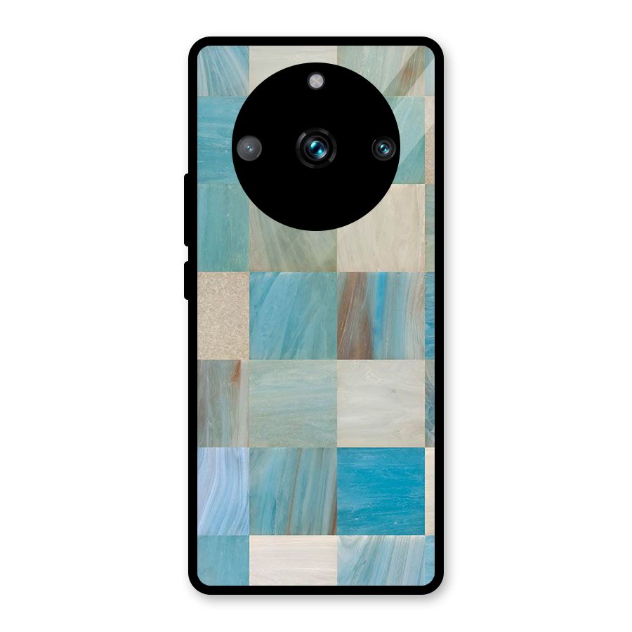 Blue Tiles Glass Back Case for Realme Narzo 60 Pro