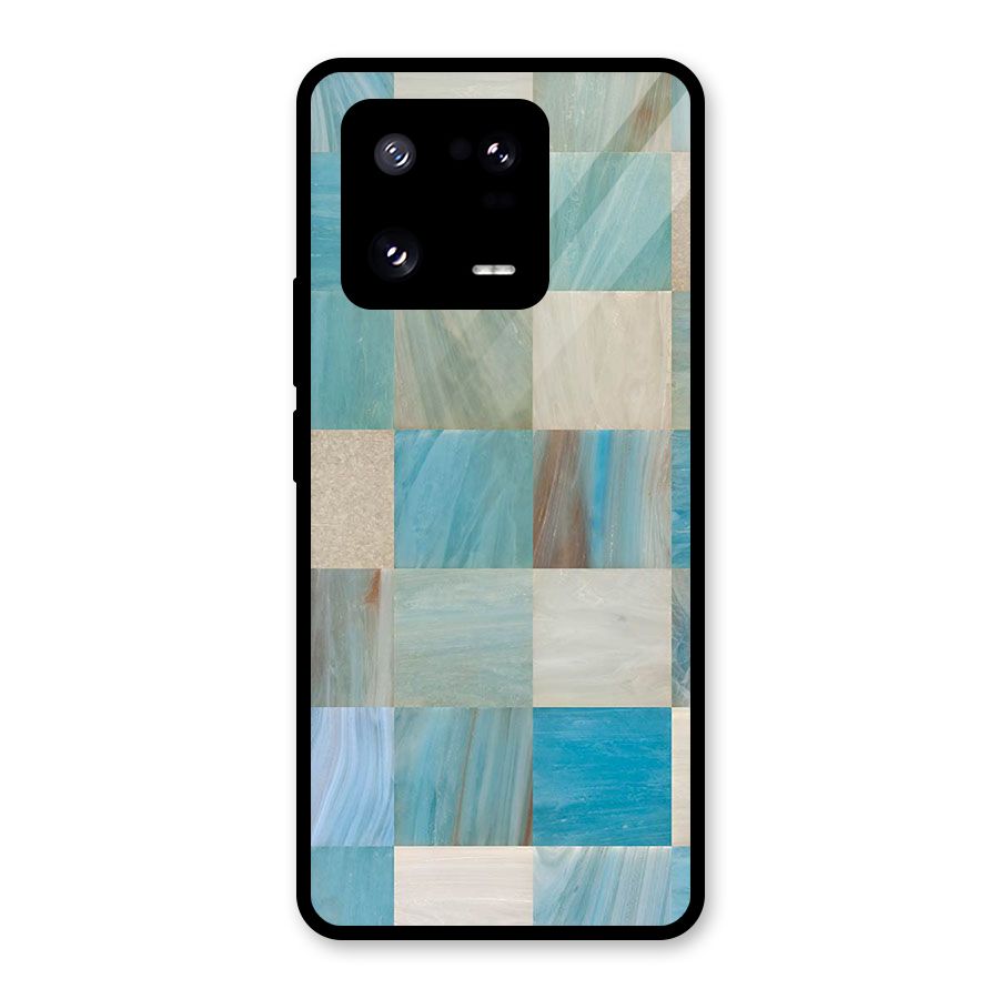 Blue Tiles Glass Back Case for Xiaomi 13 Pro