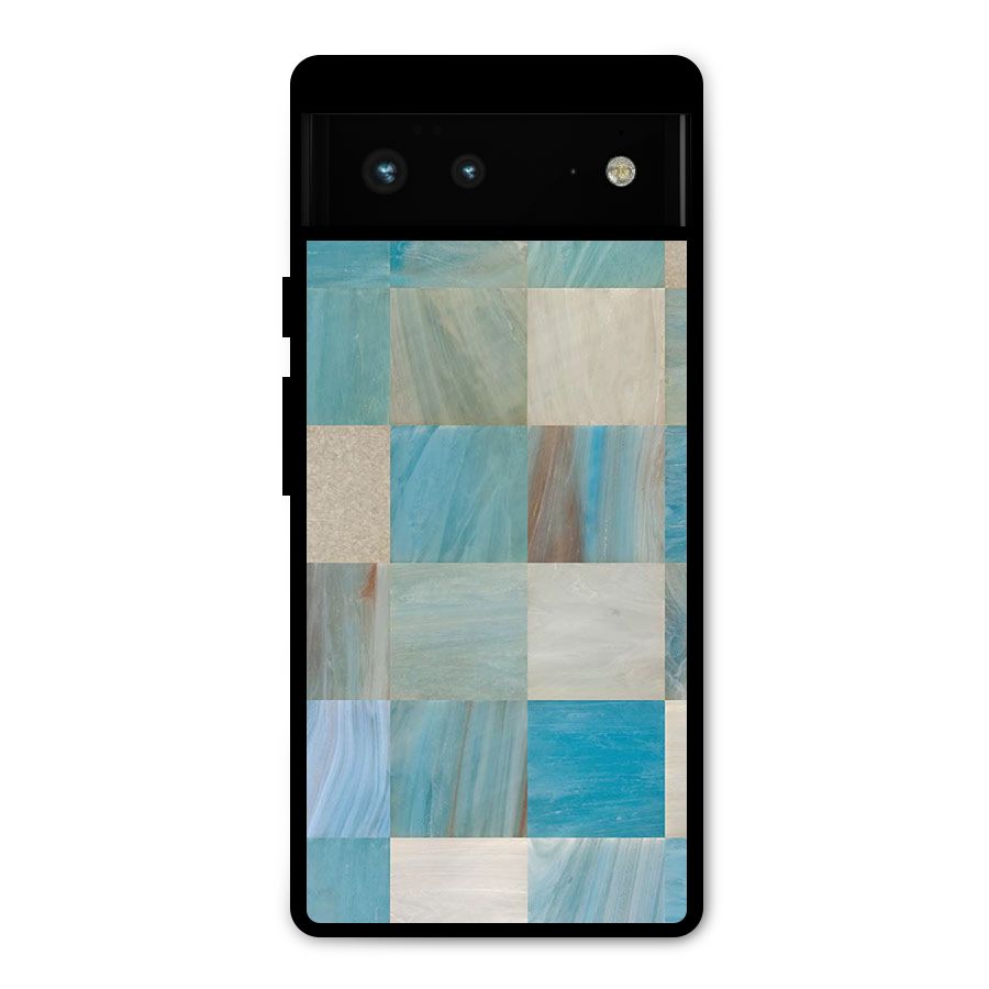 Blue Tiles Metal Back Case for Google Pixel 6