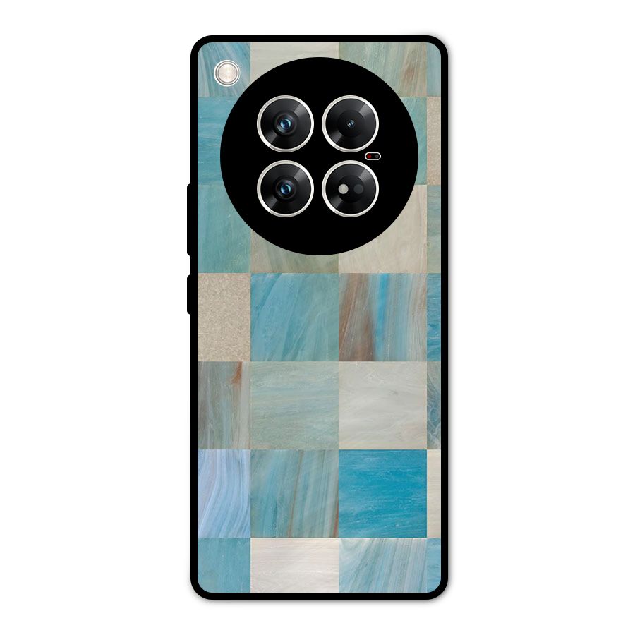 Blue Tiles Metal Back Case for Infinix Zero 40 5G
