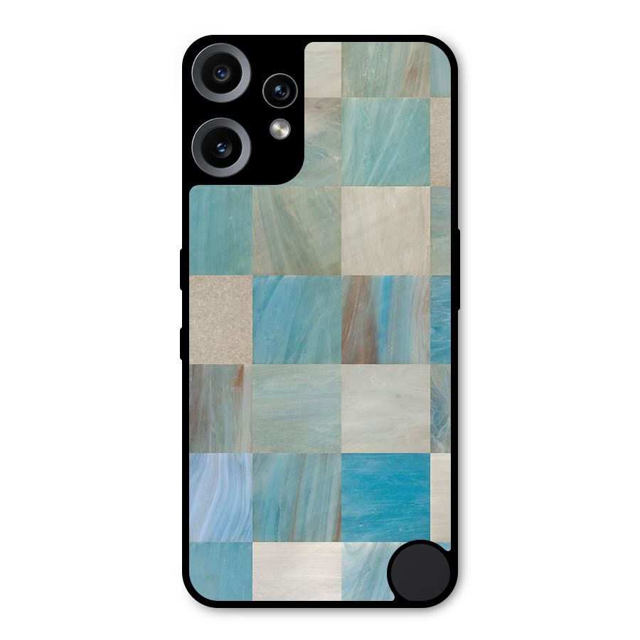 Blue Tiles Metal Back Case for Nothing CMF Phone 2 Pro