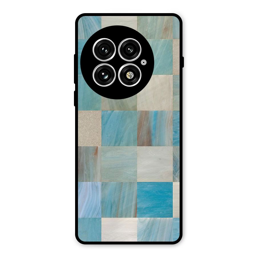 Blue Tiles Metal Back Case for OnePlus 13