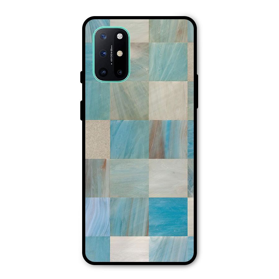 Blue Tiles Metal Back Case for OnePlus 8T