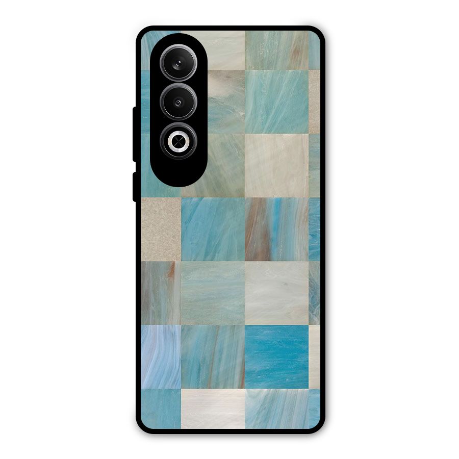 Blue Tiles Metal Back Case for OnePlus Nord CE4