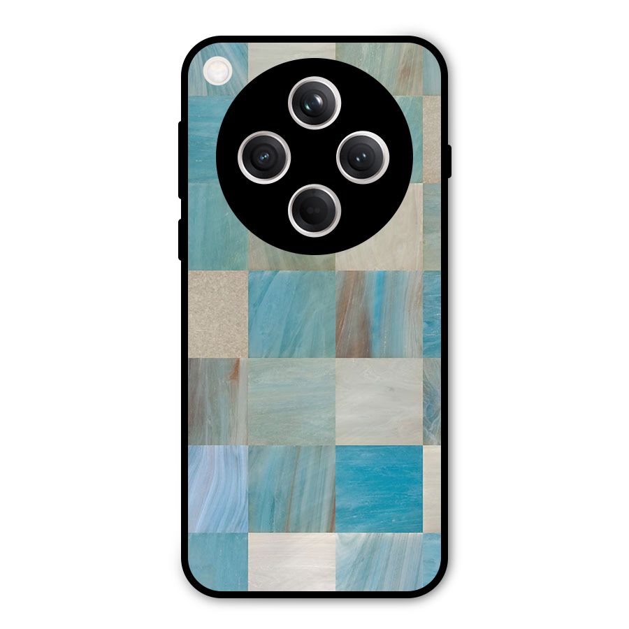 Blue Tiles Metal Back Case for Oppo Find X8