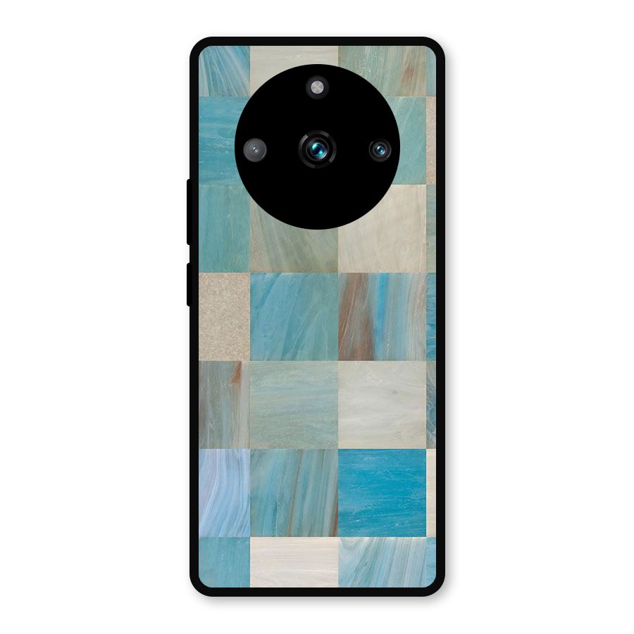 Blue Tiles Metal Back Case for Realme 11 Pro