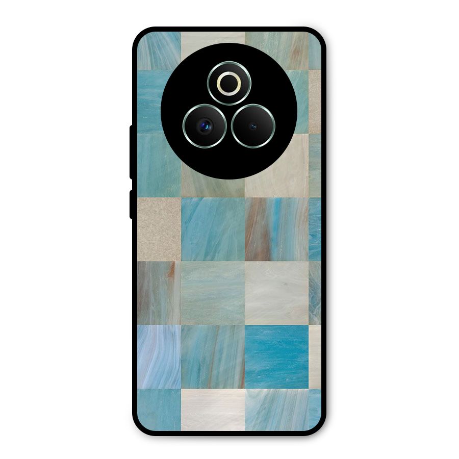 Blue Tiles Metal Back Case for Realme P3 Pro