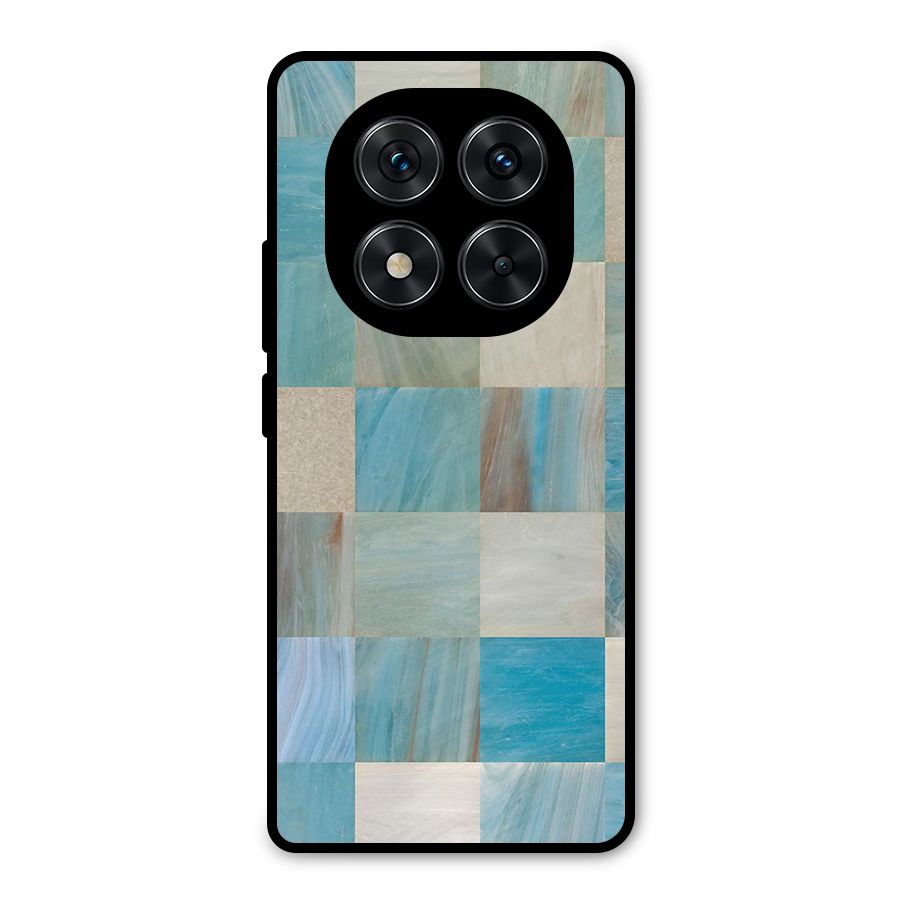 Blue Tiles Metal Back Case for Redmi Note 14 Pro 5G
