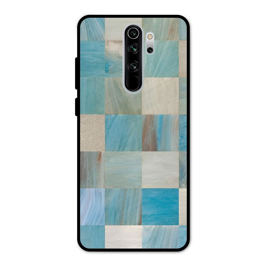 Blue Tiles Metal Back Case for Redmi Note 8 Pro