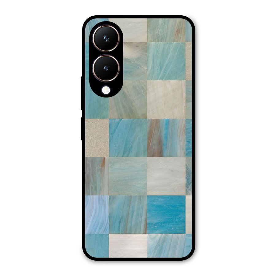 Blue Tiles Metal Back Case for Vivo Y28