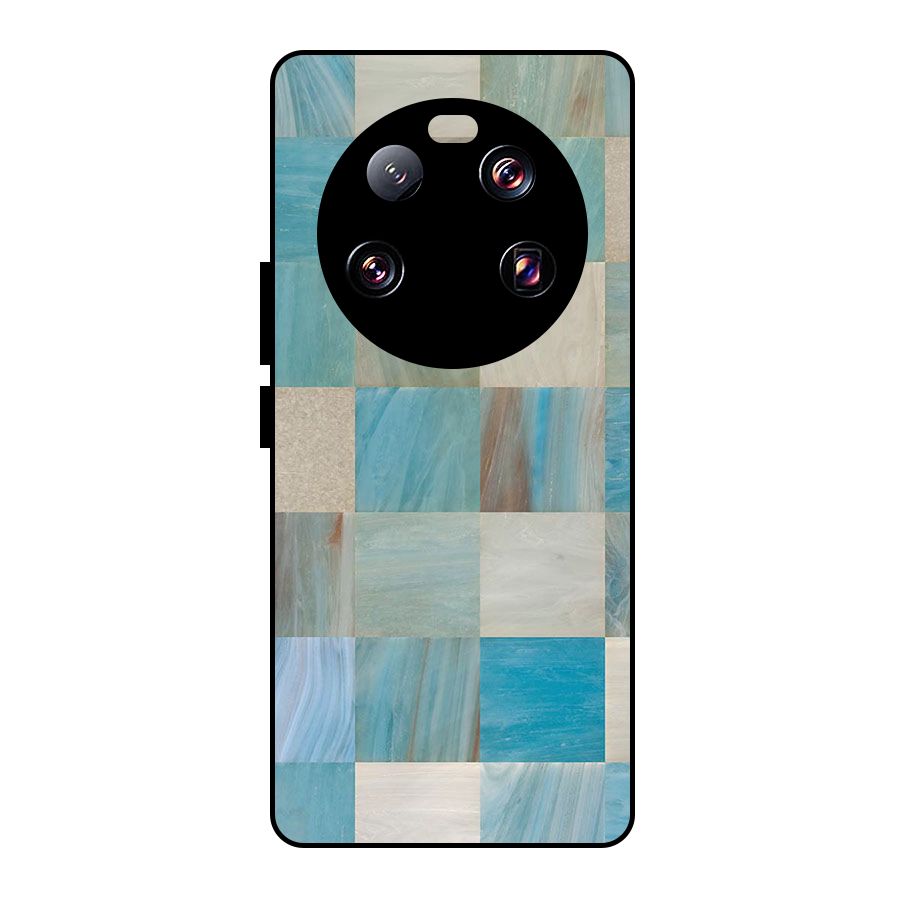 Blue Tiles Metal Back Case for Xiaomi 13 Ultra