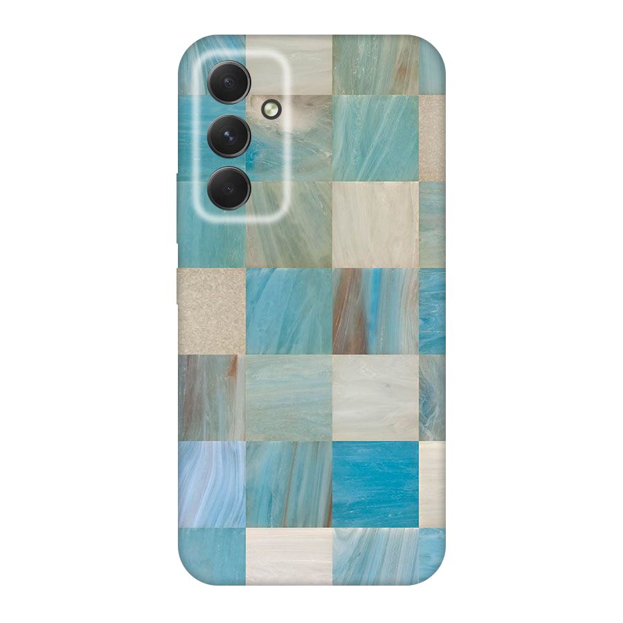 Blue Tiles Original Polycarbonate Back Case for Galaxy A54