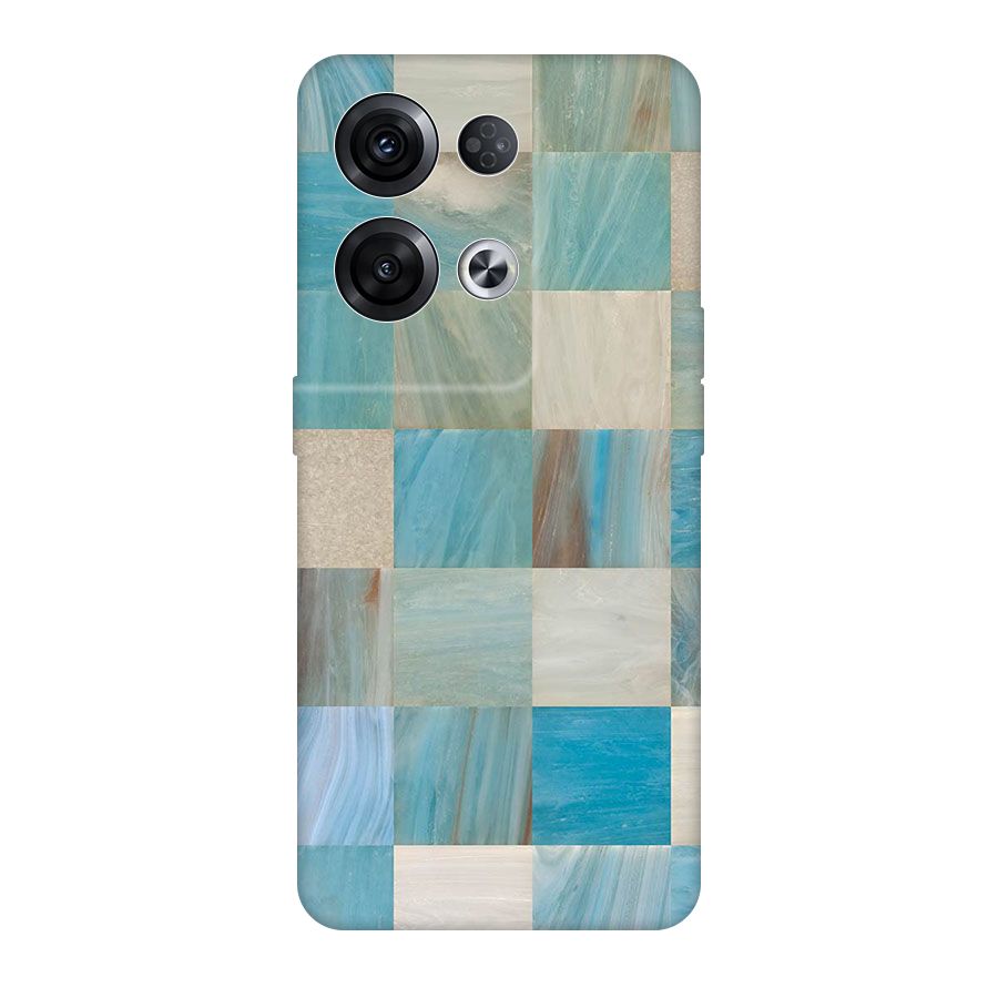 Blue Tiles Original Polycarbonate Back Case for Oppo Reno8 Pro 5G