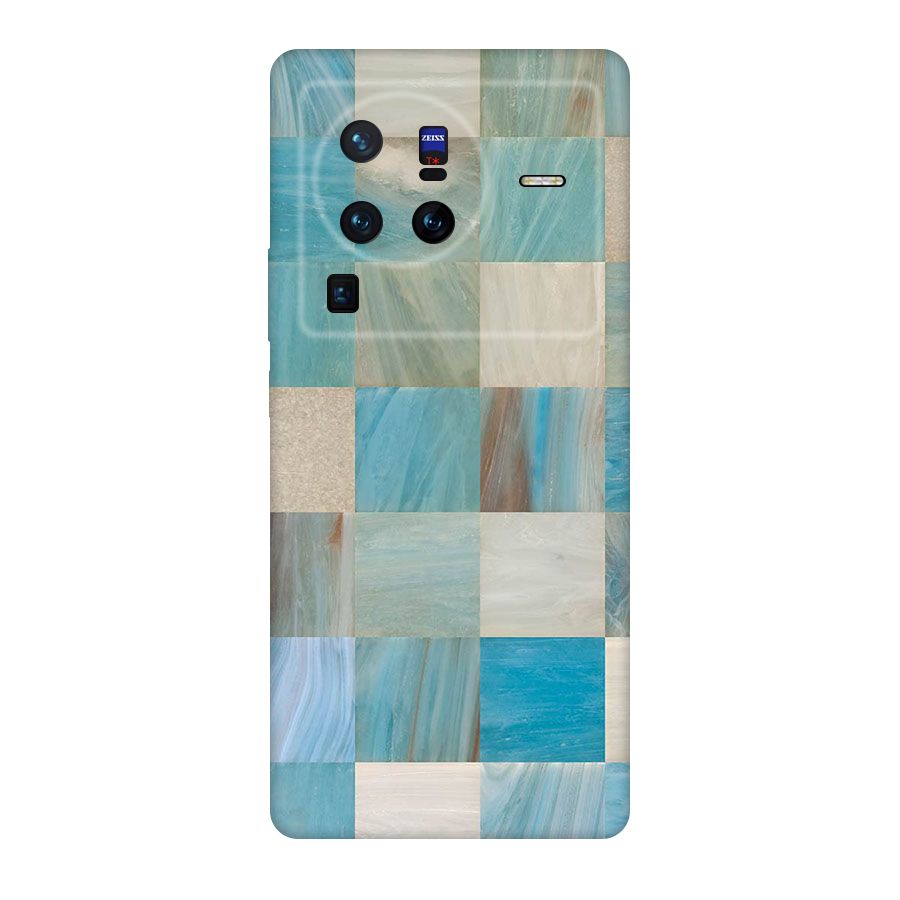 Blue Tiles Original Polycarbonate Back Case for Vivo X80