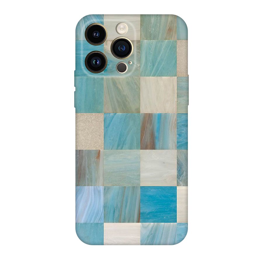 Blue Tiles Original Polycarbonate Back Case for iPhone 14 Pro Max