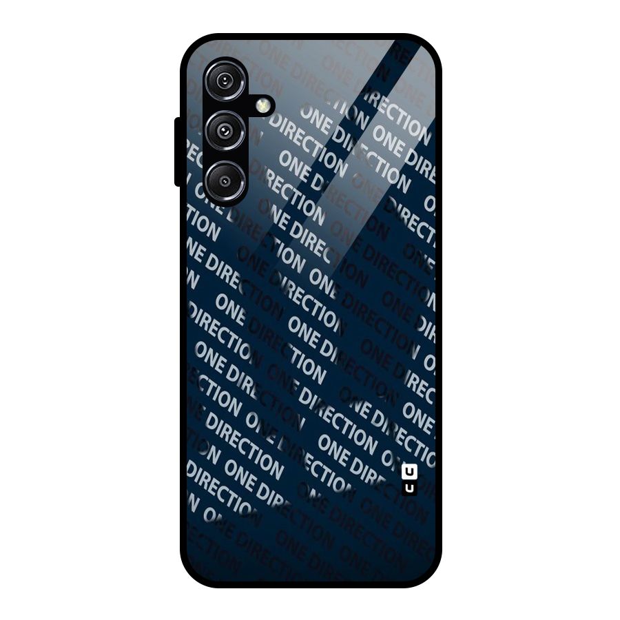 Blue Way Glass Back Case for Galaxy M34 5G