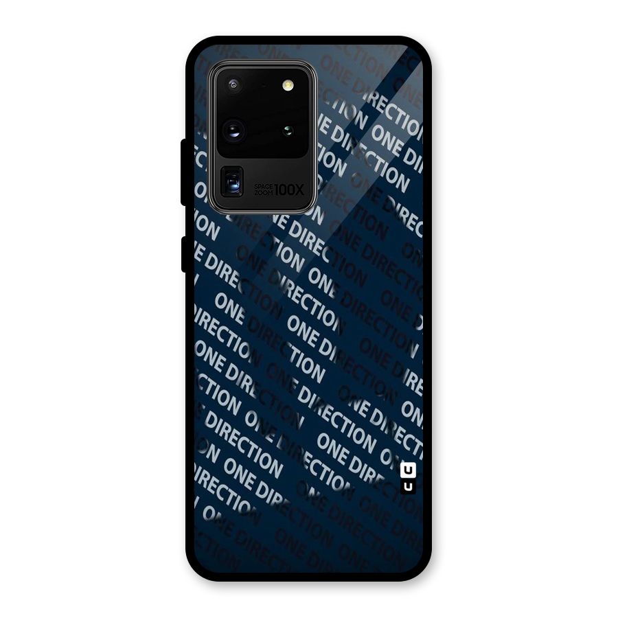 Blue Way Glass Back Case for Galaxy S20 Ultra