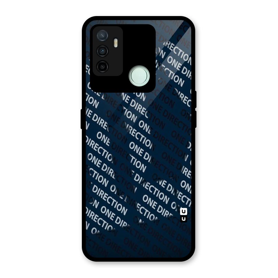 Blue Way Glass Back Case for Oppo A53