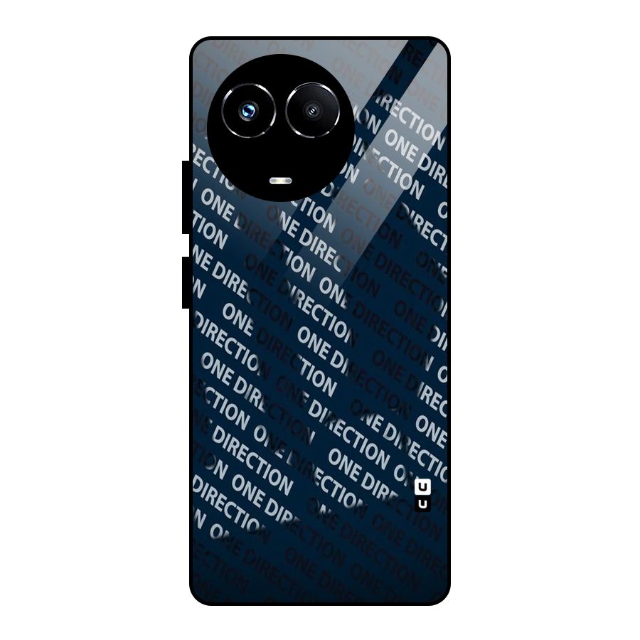 Blue Way Glass Back Case for Realme 11X
