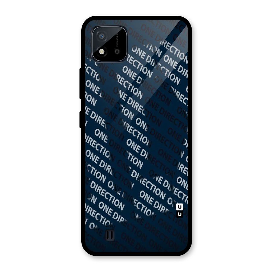 Blue Way Glass Back Case for Realme C11 2021