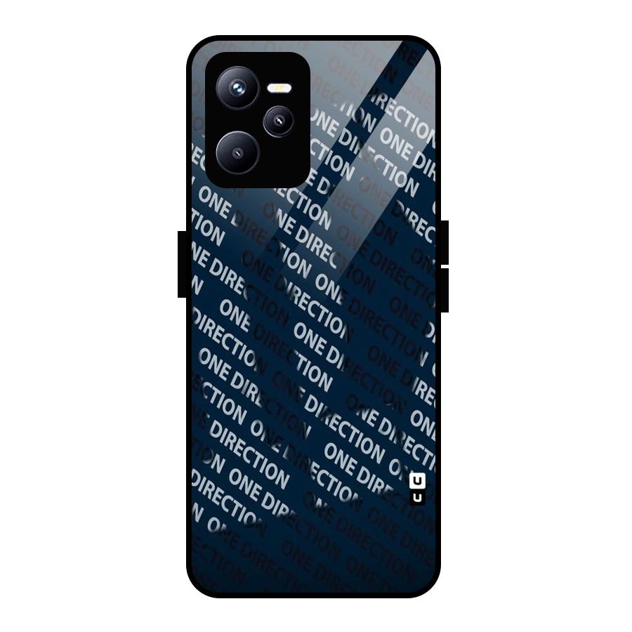 Blue Way Glass Back Case for Realme C35