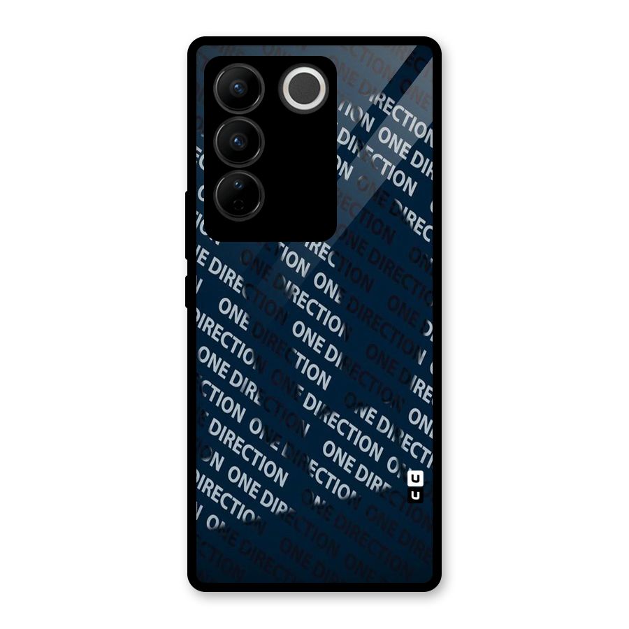 Blue Way Glass Back Case for Vivo V27