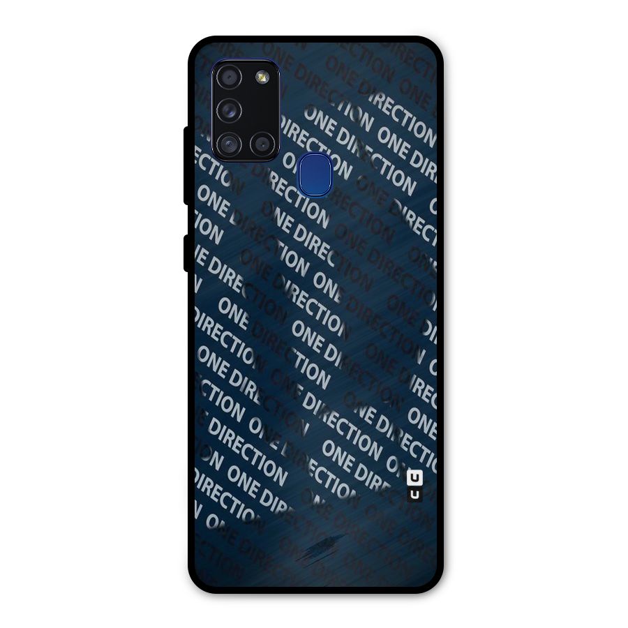 Blue Way Metal Back Case for Galaxy A21s