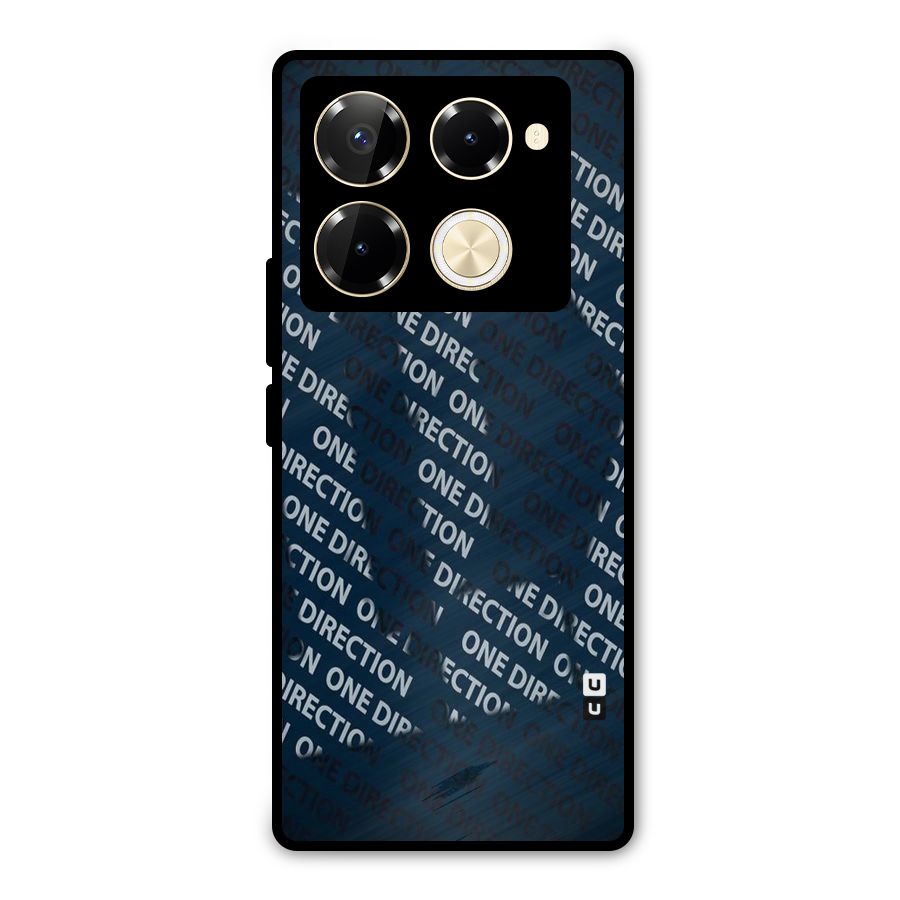 Blue Way Metal Back Case for Infinix Note 40 Pro Plus