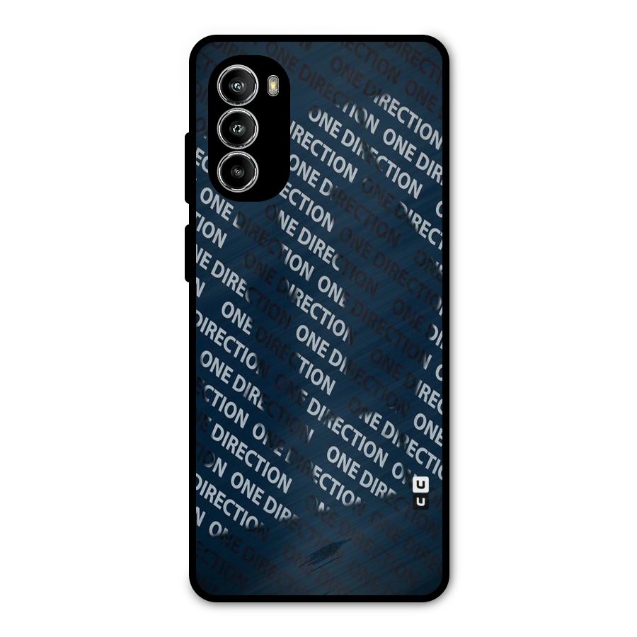 Blue Way Metal Back Case for Moto G52