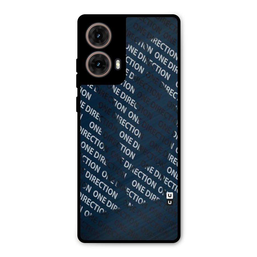Blue Way Metal Back Case for Moto G85